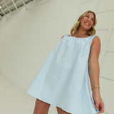 Fontana Swing Dress - Lt Blue
