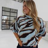 Ladies Night Sweater - Blue