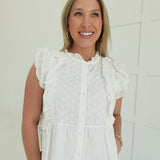 Julia Eyelet Top