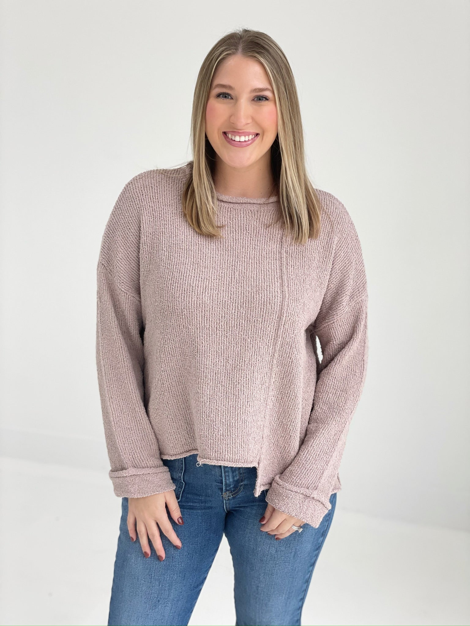 Taking Sides Sweater - Ash Mocha