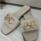 Caines Raffia Sandal