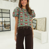 Frankie Feathered Top