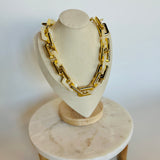 Chunky Resin Link Necklace
