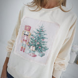 Merry Merry Corduroy Patch Sweater