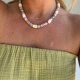 Flat Beaded Necklace