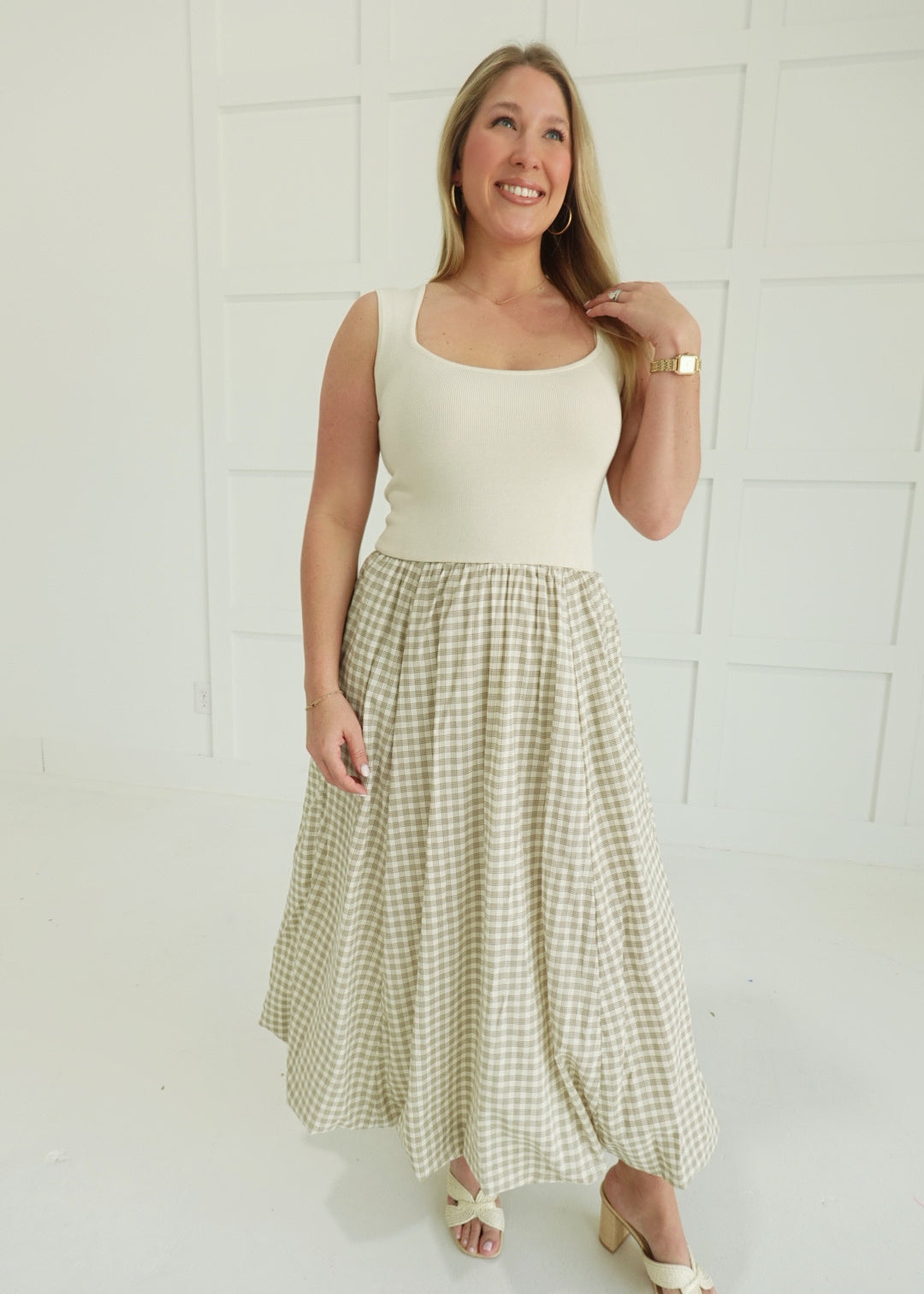 Waldorf Mini Dress - Cream