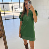 Fable Or Truth Mini Dress - Green