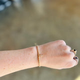 Cross Charm Beaded Bracelet - G