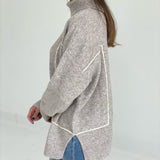 The Get Back Sweater - L Mocha