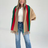 Tassel Shawl Poncho