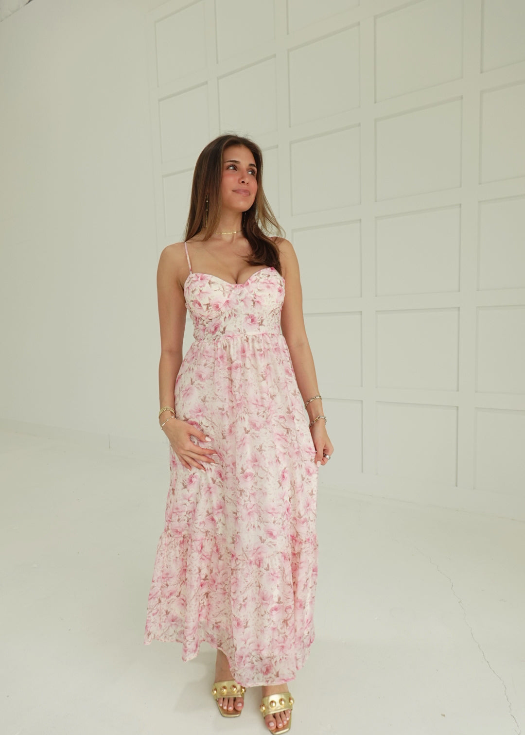Pretty In Petals Midi Dress