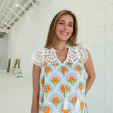Southern Charm Top - Blue