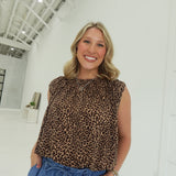 Tasha Leopard Top