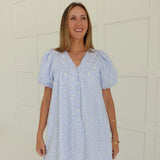Aradalia Mini Dress - Blue