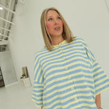 Nora Striped Cardi - Yellow