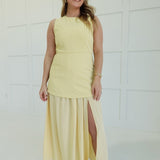 Night Before Midi Dress - Yellow