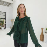 Edge of Youth Blouse - Hunter