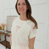 Marquette Sweater Top - Cream