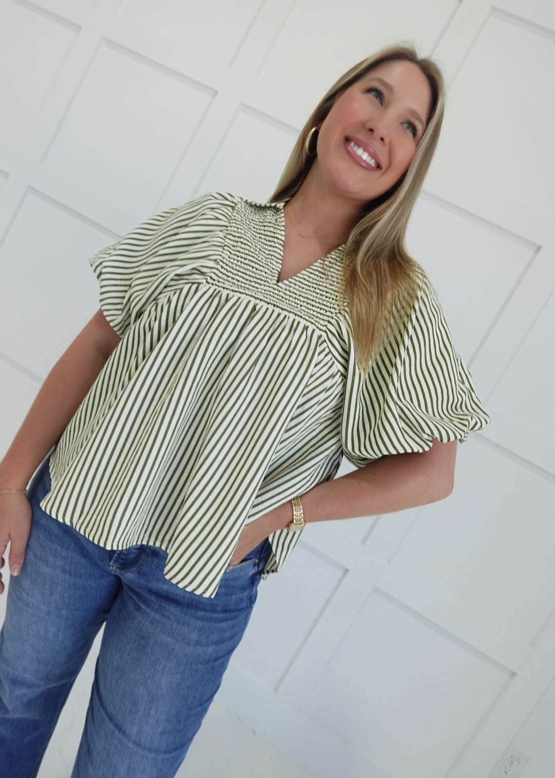 Be Distinct Top - Olive