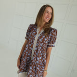 Market Street Mini Dress - Brown