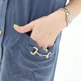 Colter Mini Dress - Denim Blue