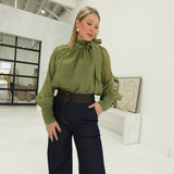 Phaedra Blouse - Olive