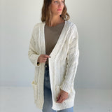 Coziest Chenille Cardigan - Ivory