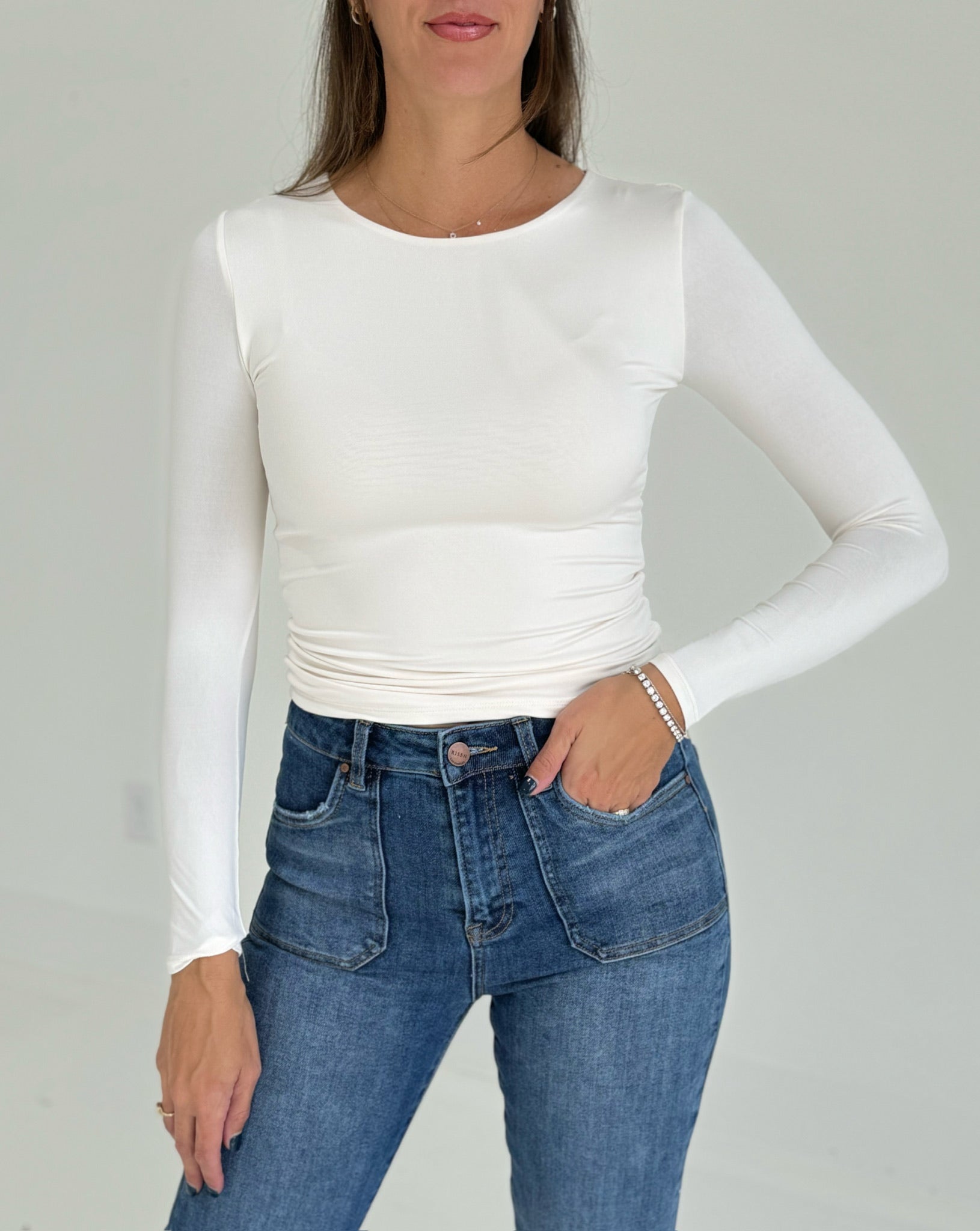 Basic Instinct Top - Ivory