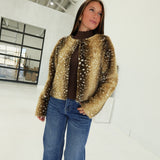 Fonder Fawn Print Jacket - Brown