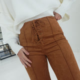 Caught Her In Suede Pants