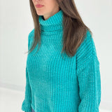 Crystal Clear Sweater - Turquoise