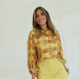 Olden Days Blouse - Gold