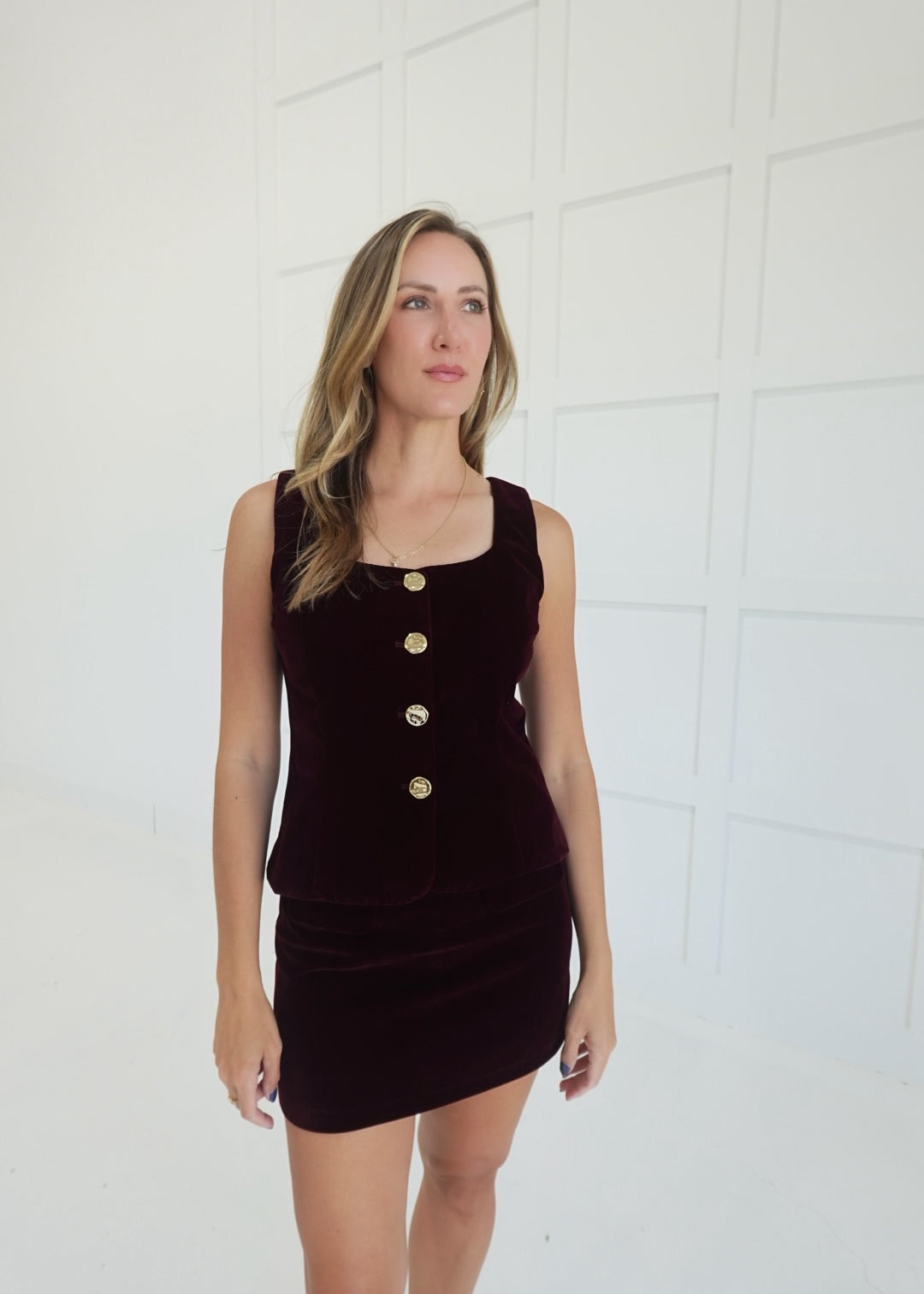 Passionate For Velvet Set - Redwood