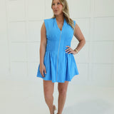 The Locals Mini Dress - Blue