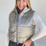 Shell Shock Vest - Taupe