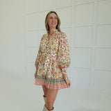 Pleasantly Floral Mini Dress