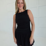 Everly Bubble Dress - Black