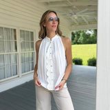 Serene Sleeveless Blouse - Off White