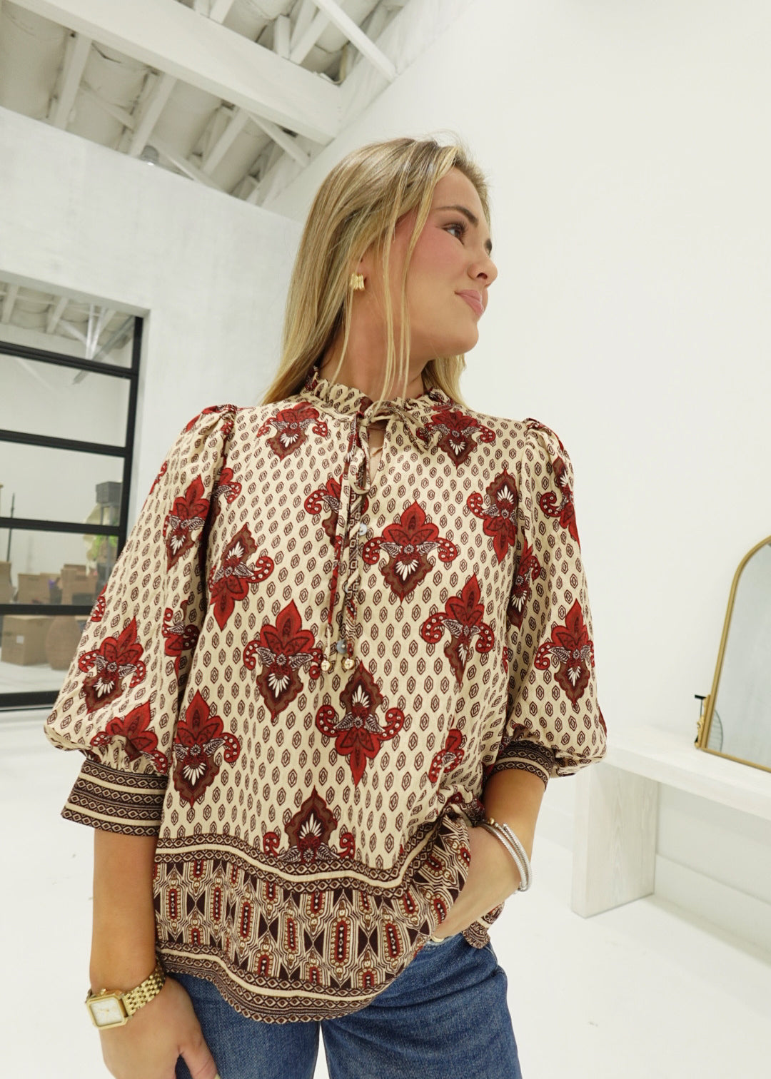 Bellevue Top - Brown