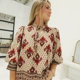 Bellevue Top - Brown