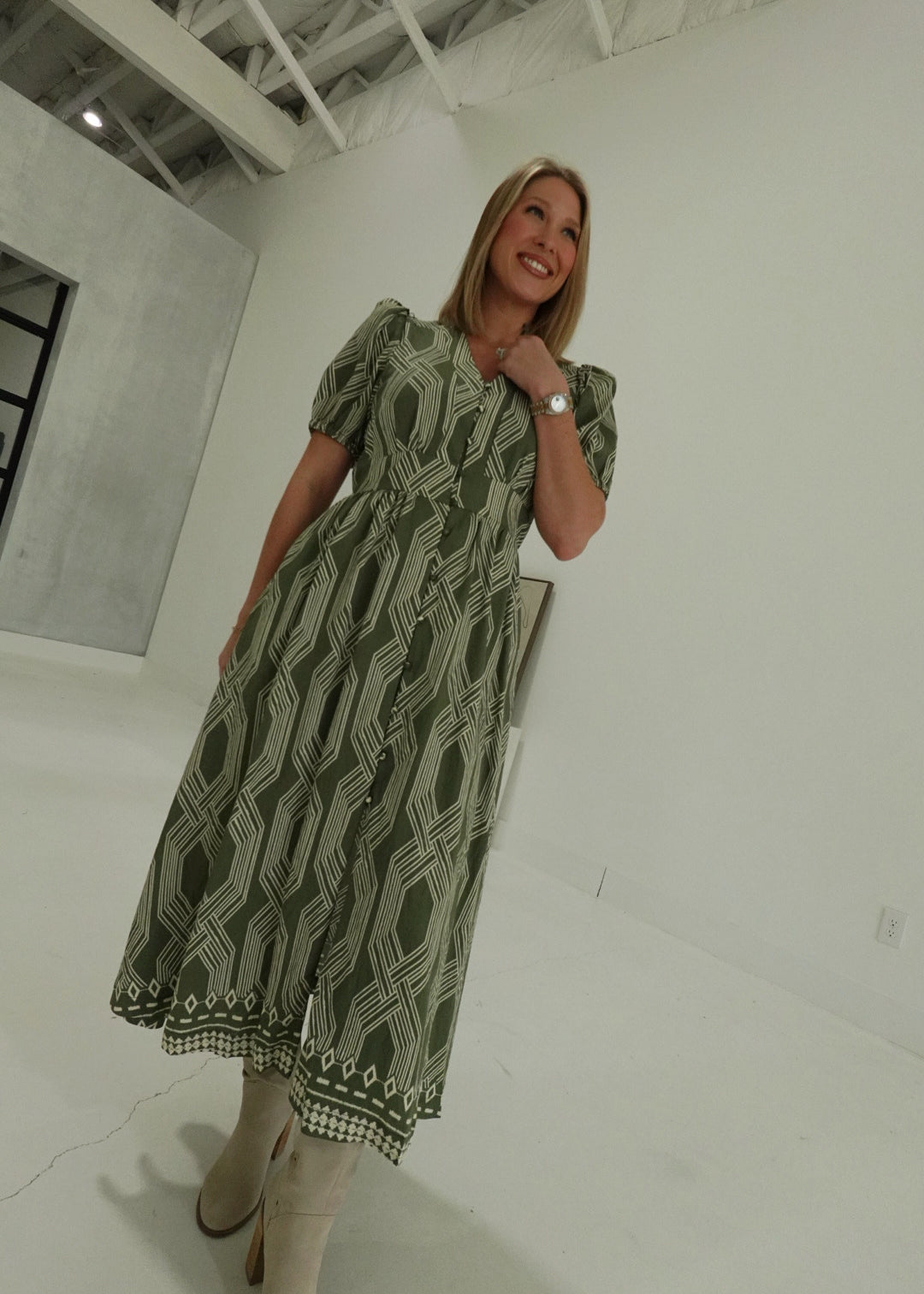 Saffron Midi Dress