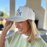 Salty Beach Rope Trucker - Blue Rope