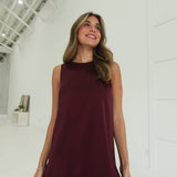Love Letters Mini Dress - Burgundy