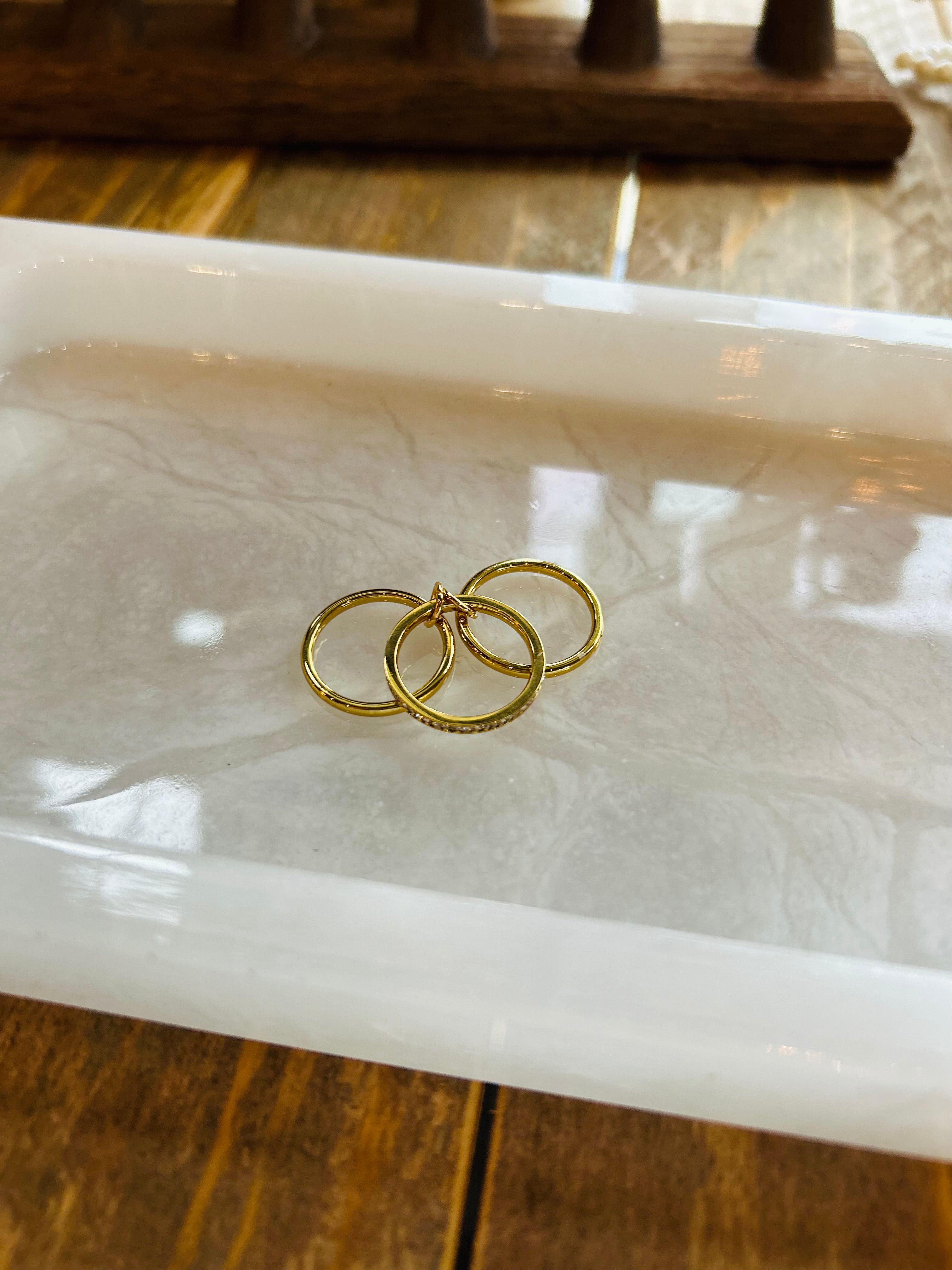 Stackable Banded Rings - C