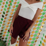 Southern Saturday Top - White