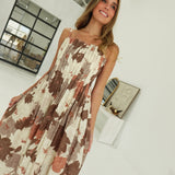 Celeste Midi Dress - Mocha