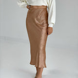 Stay Golden Maxi Skirt