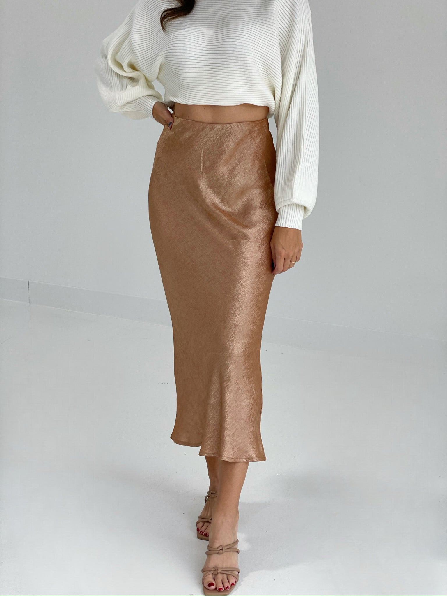 Stay Golden Maxi Skirt