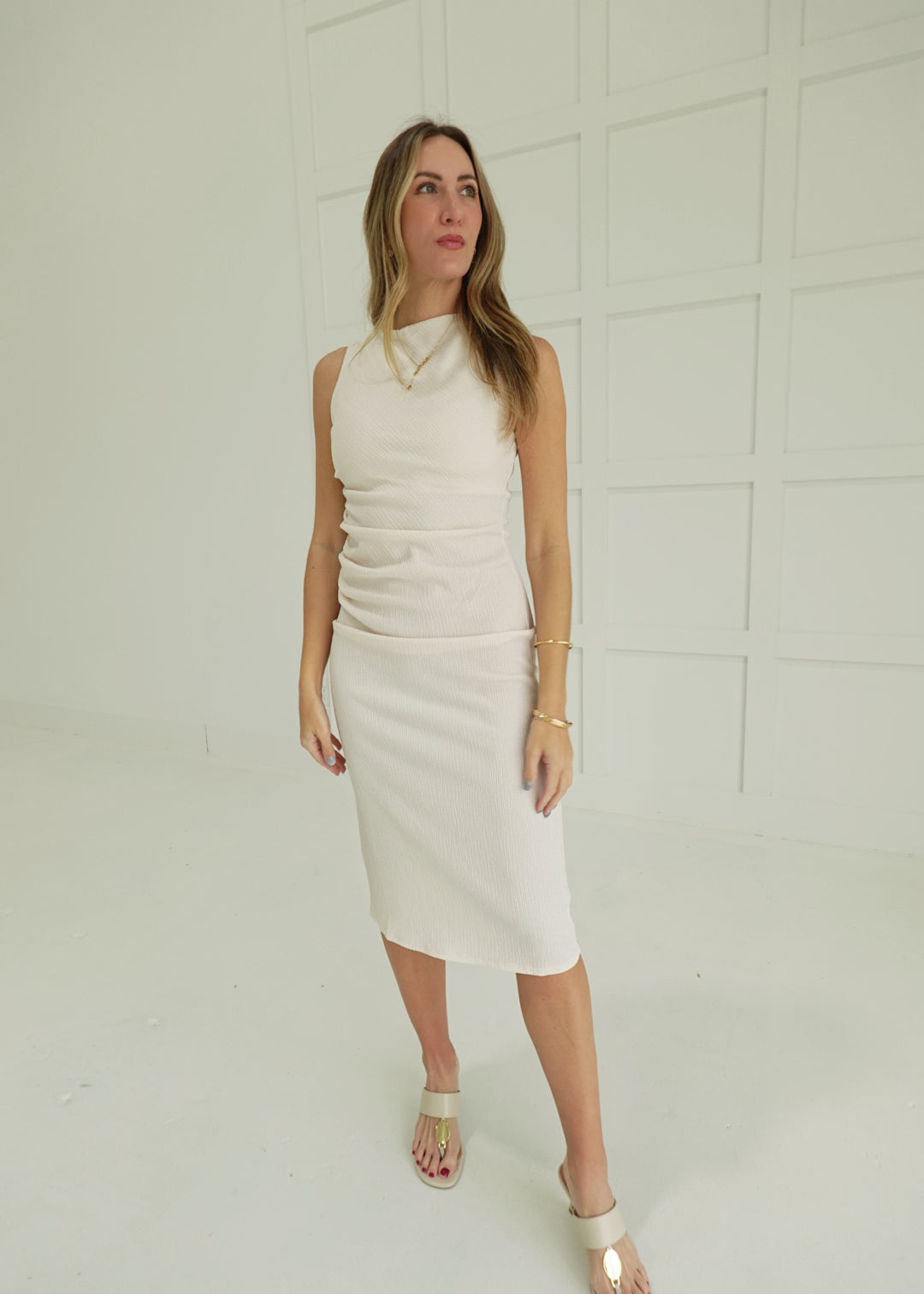 Night Takes Me Midi - Cream