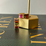 Multicolor Baguette Huggies